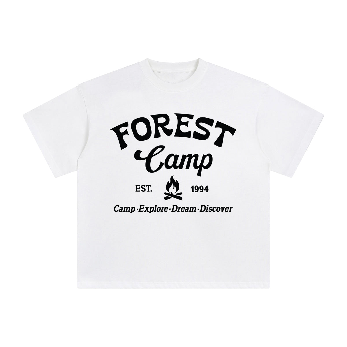 Forest Camp Graphic Tee-INNBLAC Fashion Apparel