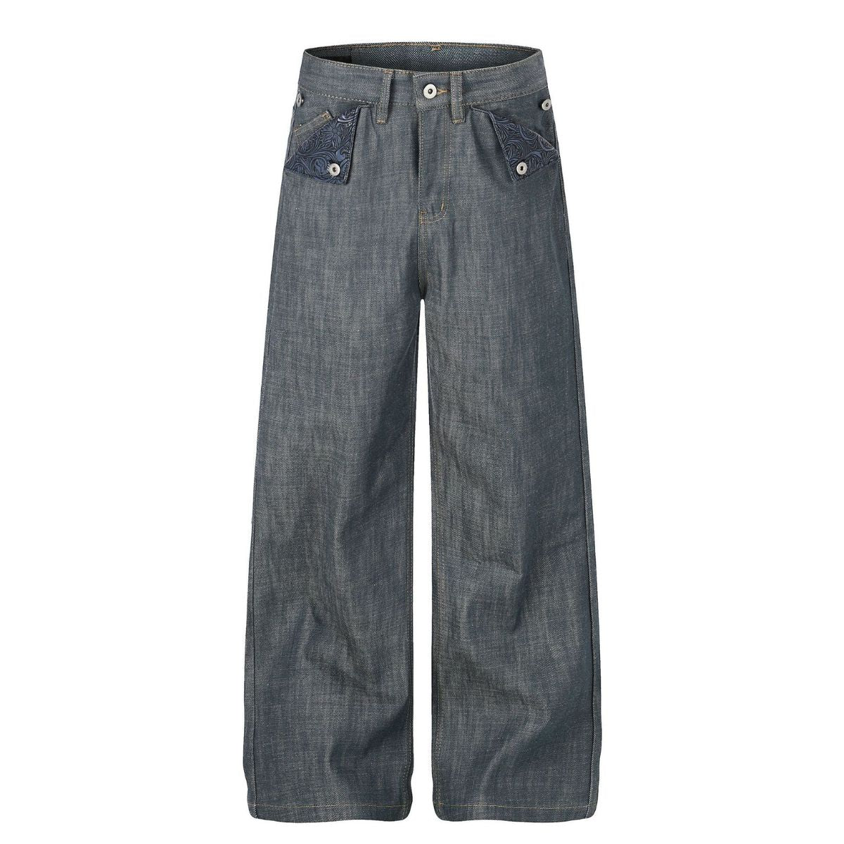 Raw Wash Wide Leg Selvedge Jeans