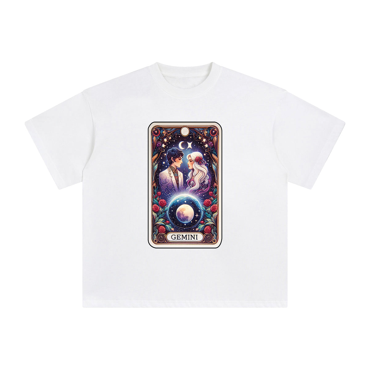 Gemini Zodiac Graphic Tee-INNBLAC Fashion Apparel