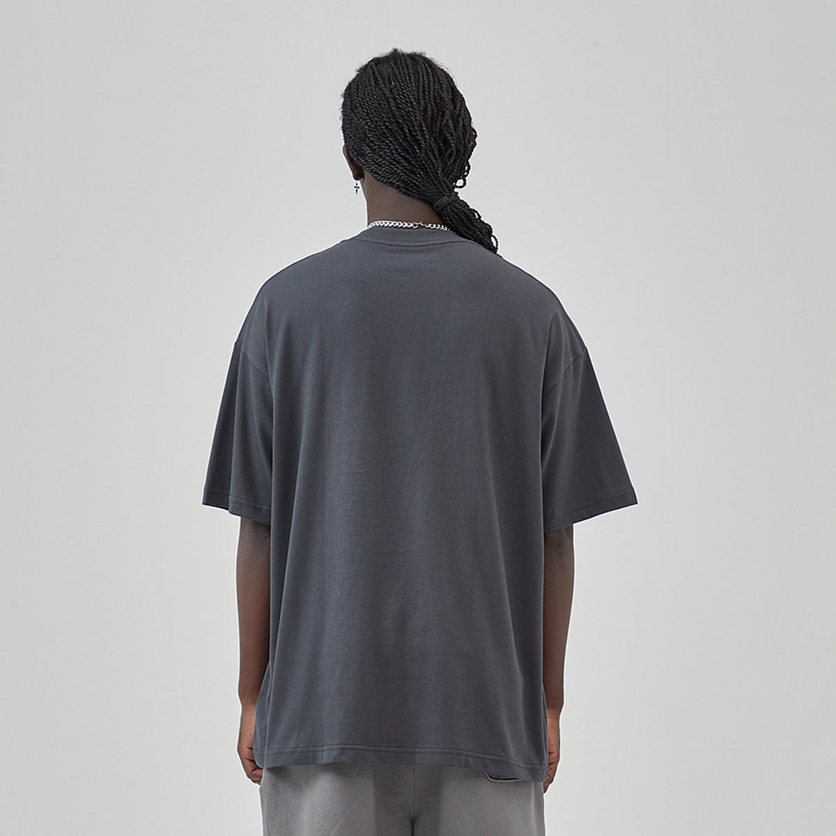 Luxury Cotton Slouchy Comfortable Oversized Basic Tee