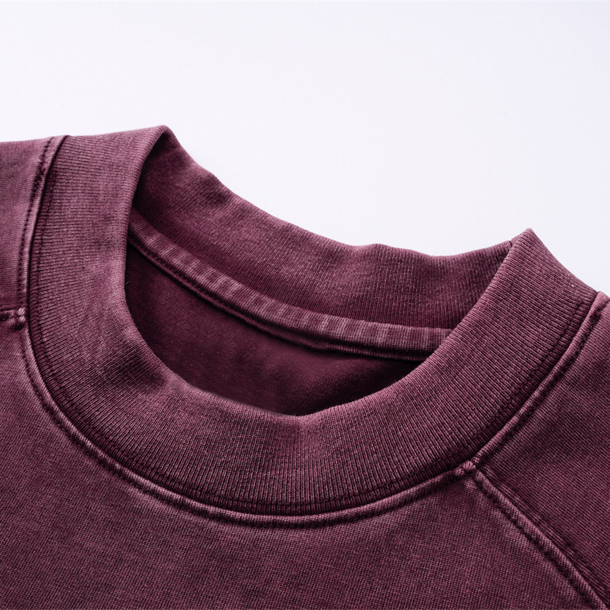 Camiseta vintage de algodón con patchwork lavado de 8.55 oz