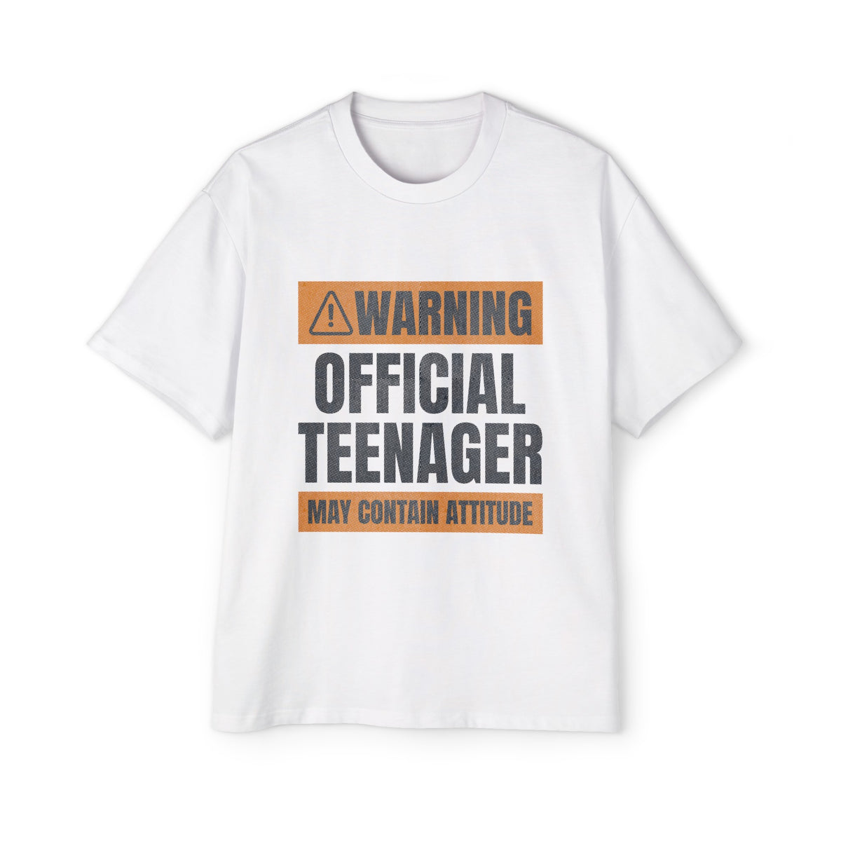 Warning Official Teenager Graphic Tee-INNBLAC Fashion Apparel