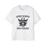 Raccoon Cowboy Graphic Tee-INNBLAC Fashion Apparel