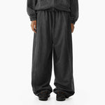 Heavy Wash Vintage Distressed Mesh Straight Pants