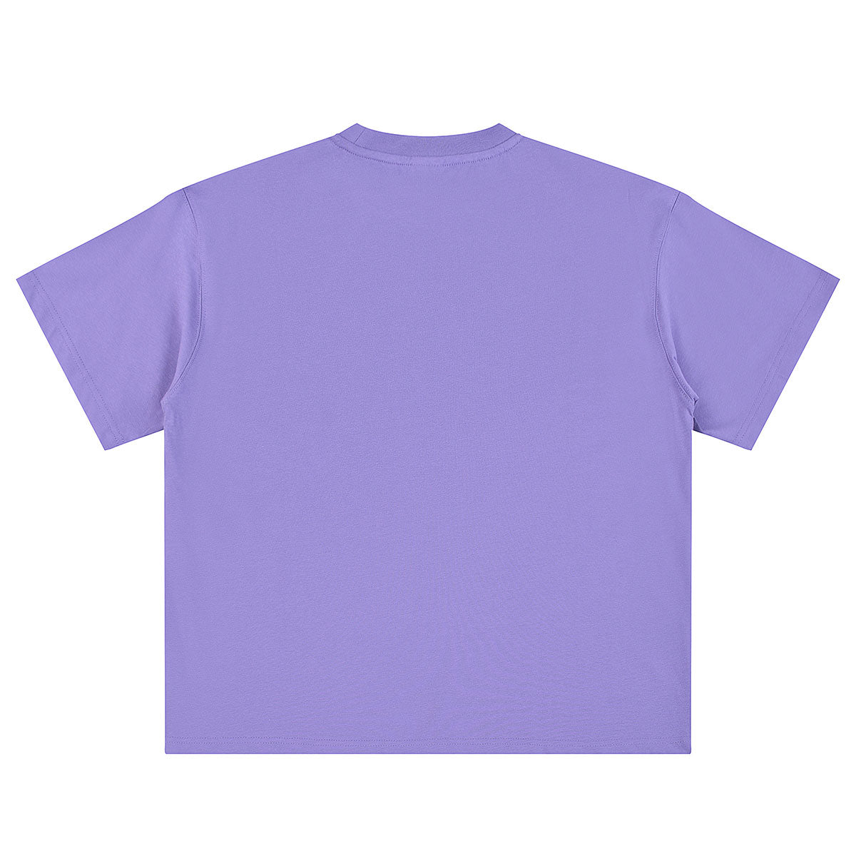 Relaxed Fit Boxy Solid Color Minimal Tee