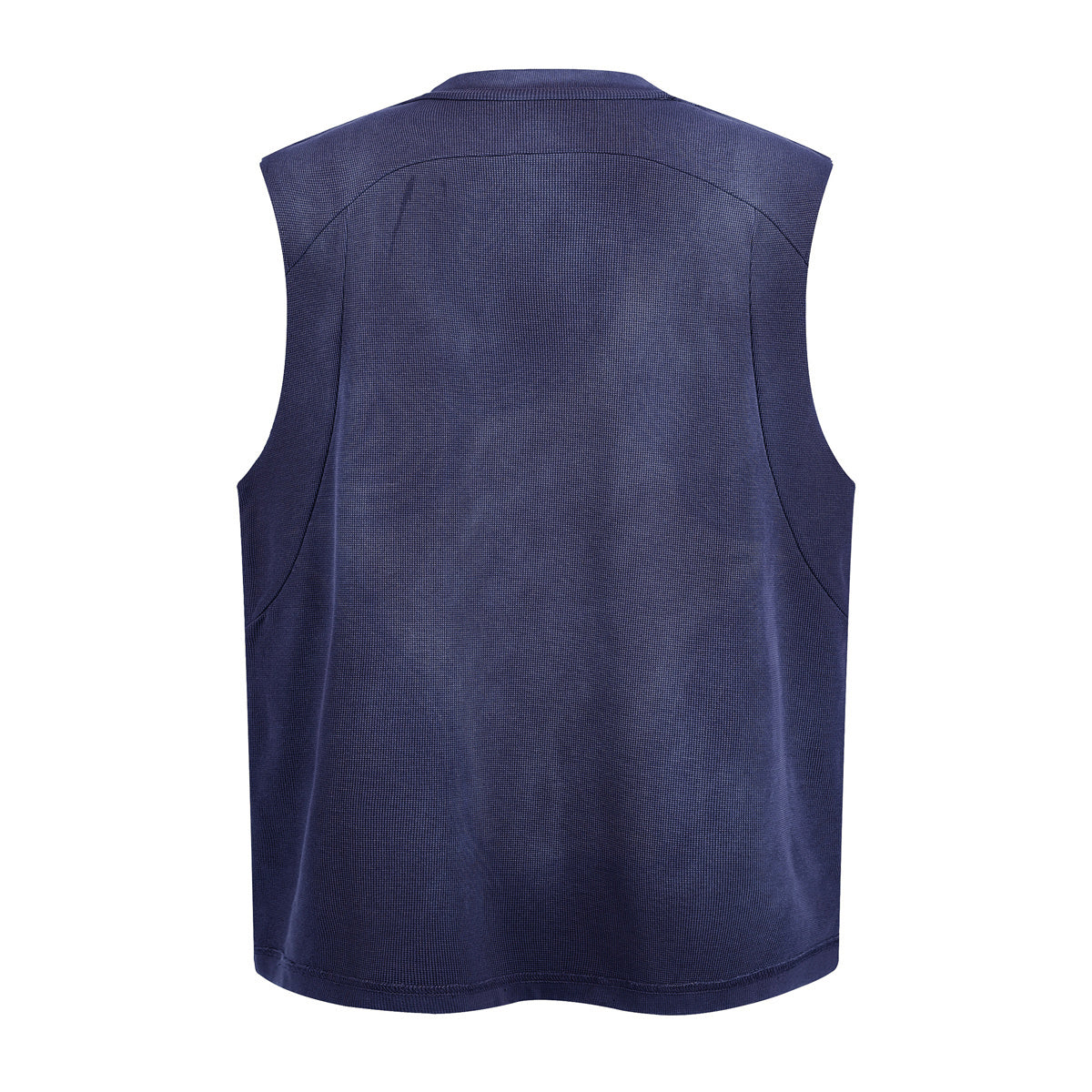 Chest Pocket Knit Sleeveless Relaxed Fit Muscle Tank