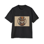 Steampunk Cat Vintage Graphic Tee-INNBLAC Fashion Apparel