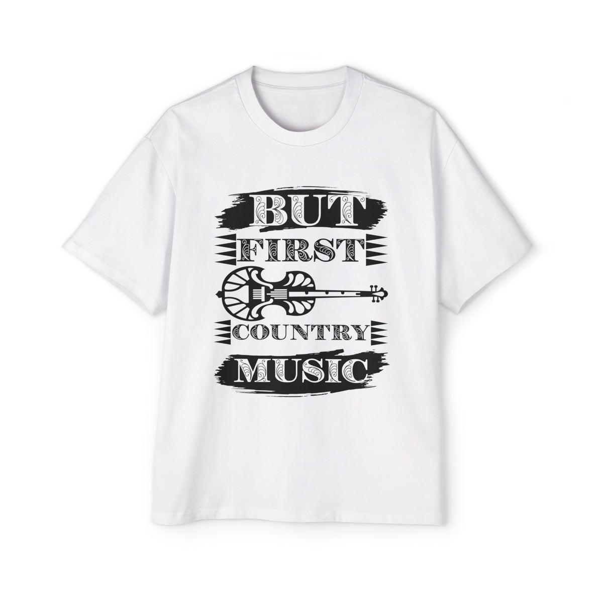 But First Country Music Graphic Tee-INNBLAC Fashion Apparel