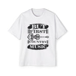 But First Country Music Graphic Tee-INNBLAC Fashion Apparel