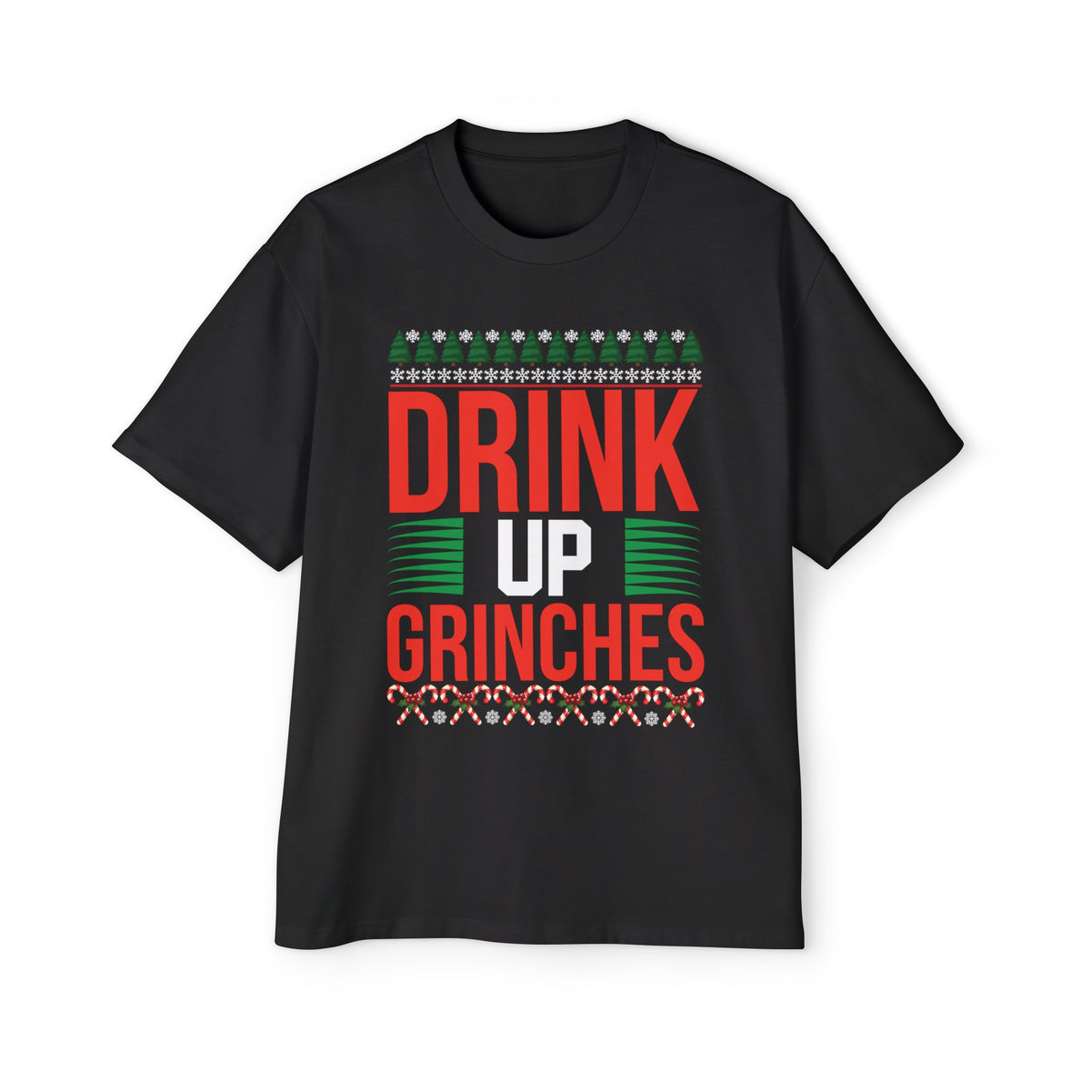 Drink Up Grinches Graphic Tee-INNBLAC Fashion Apparel