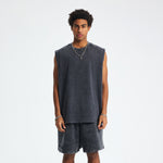 Vintage Washed Muscle Tank Top 8.25oz