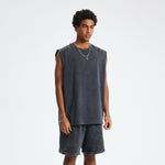 Vintage Washed Muscle Tank Top 8.25oz