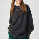 Stone Wash Crew Neck Sweatshirt 10.8oz