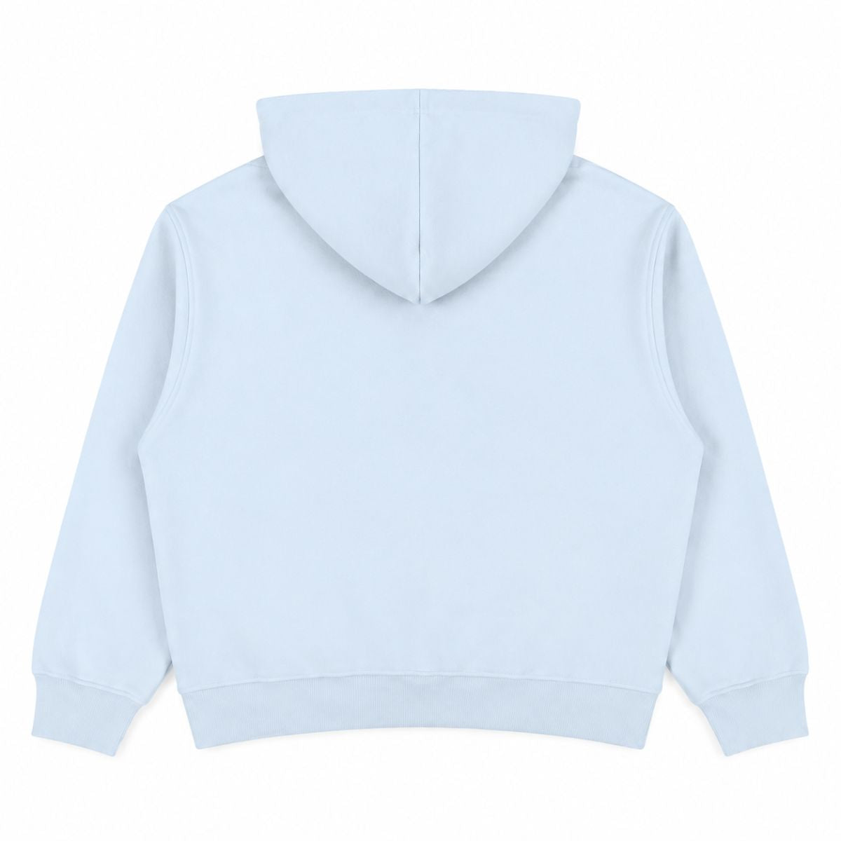 Boxy Cropped 340G Thermal Fleece Zip Hoodie