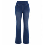 Vintage Washed High Waist Straight Leg Jeans