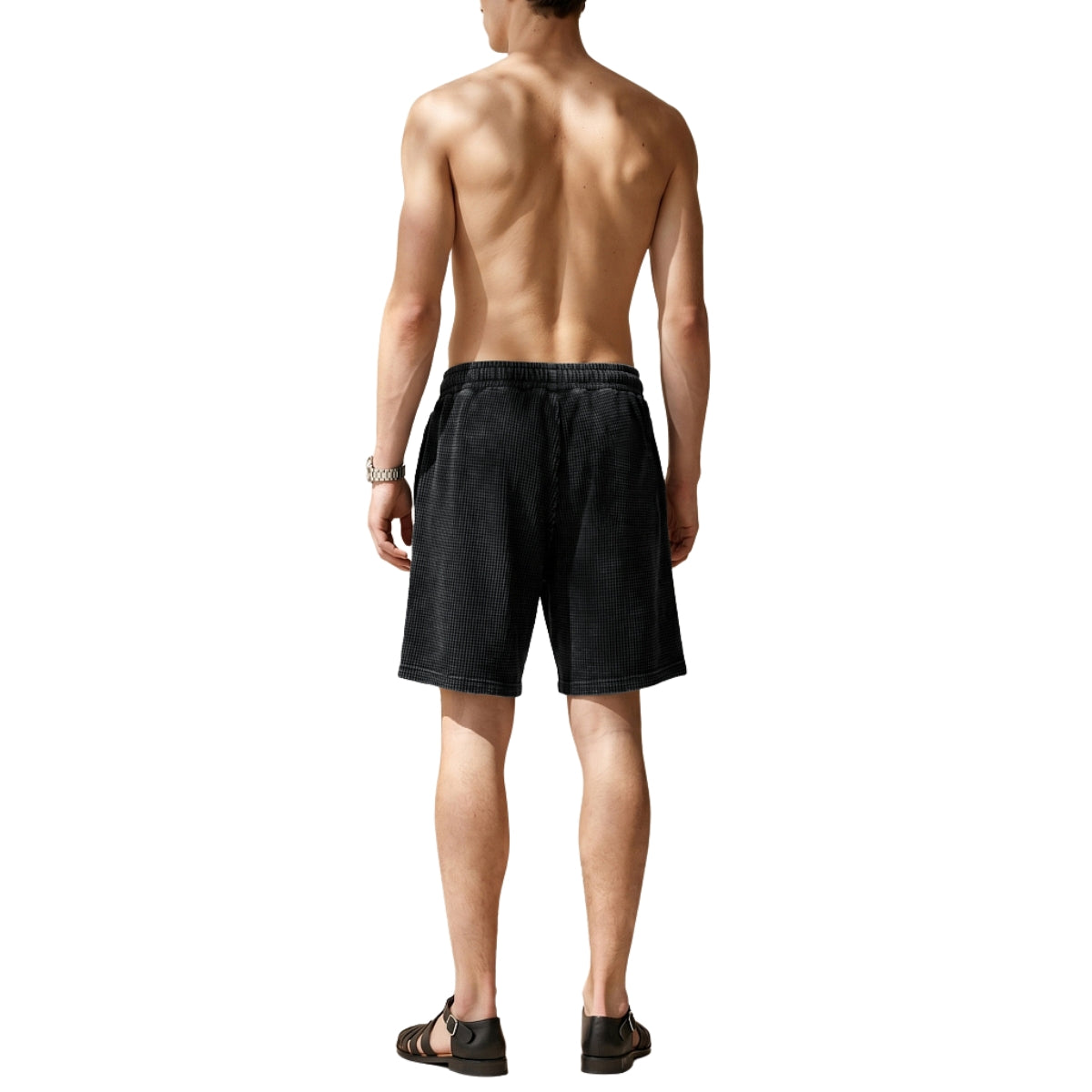 Pantalones cortos deportivos holgados con lavado vintage