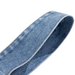 Women's Denim Bow Strappy Mini Dress