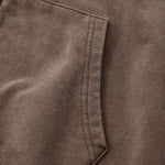 Vintage Relaxed Drop‑Shoulder Zip‑Up Hoodie