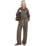 Quiet Luxury Old Money Zip‑Up Hoodie Sweatshirt