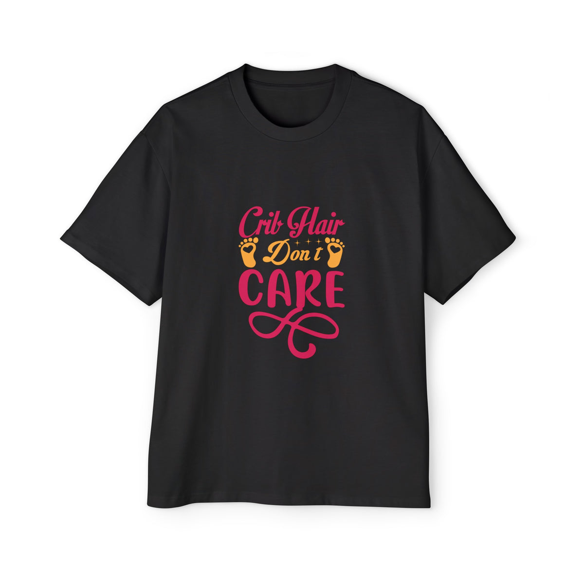Girl Hair Don't Care Graphic Tee-INNBLAC Fashion Apparel