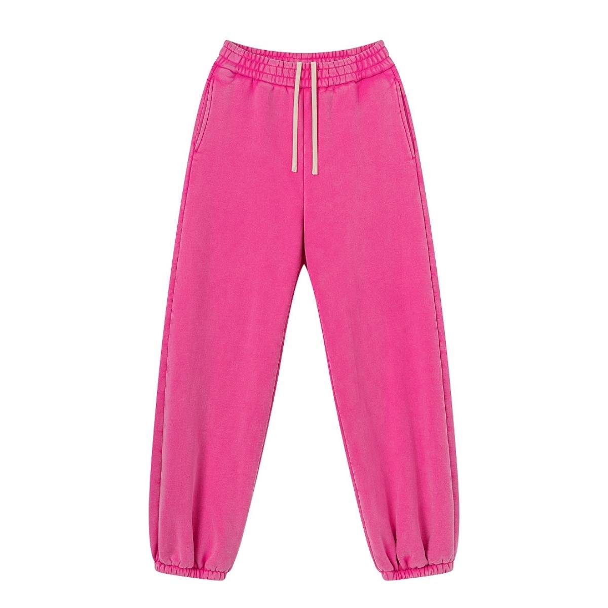 Jogger holgado descolorido y lavado