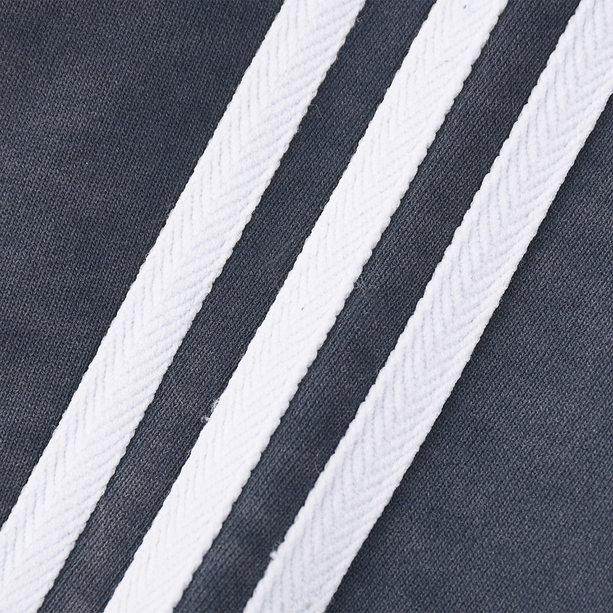 Contrast Side-Stripe Cotton Sweatpants