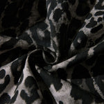 Leopard Print Drawstring Wide-Leg Graphic Pants