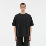 Utility Pocket Distressed Washed Oversized Street Tee
