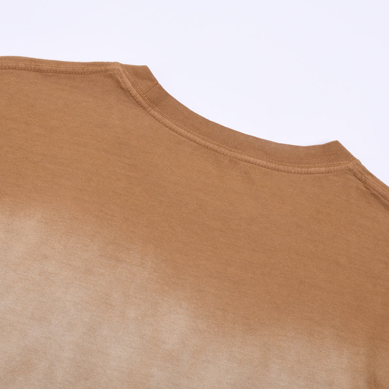 Stone-Washed Faded Cotton Tee 7.5oz