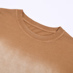 Stone-Washed Faded Cotton Tee 7.5oz