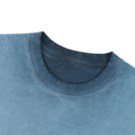 Washed Cotton Boxy Cropped Crew Neck Tee
