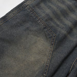 Bermudas vaqueras rasgadas con parches de camuflaje