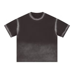 Bold Gradient Fade Oversized Design T-Shirt