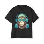 Monkey Music Lover Graphic Tee-INNBLAC Fashion Apparel