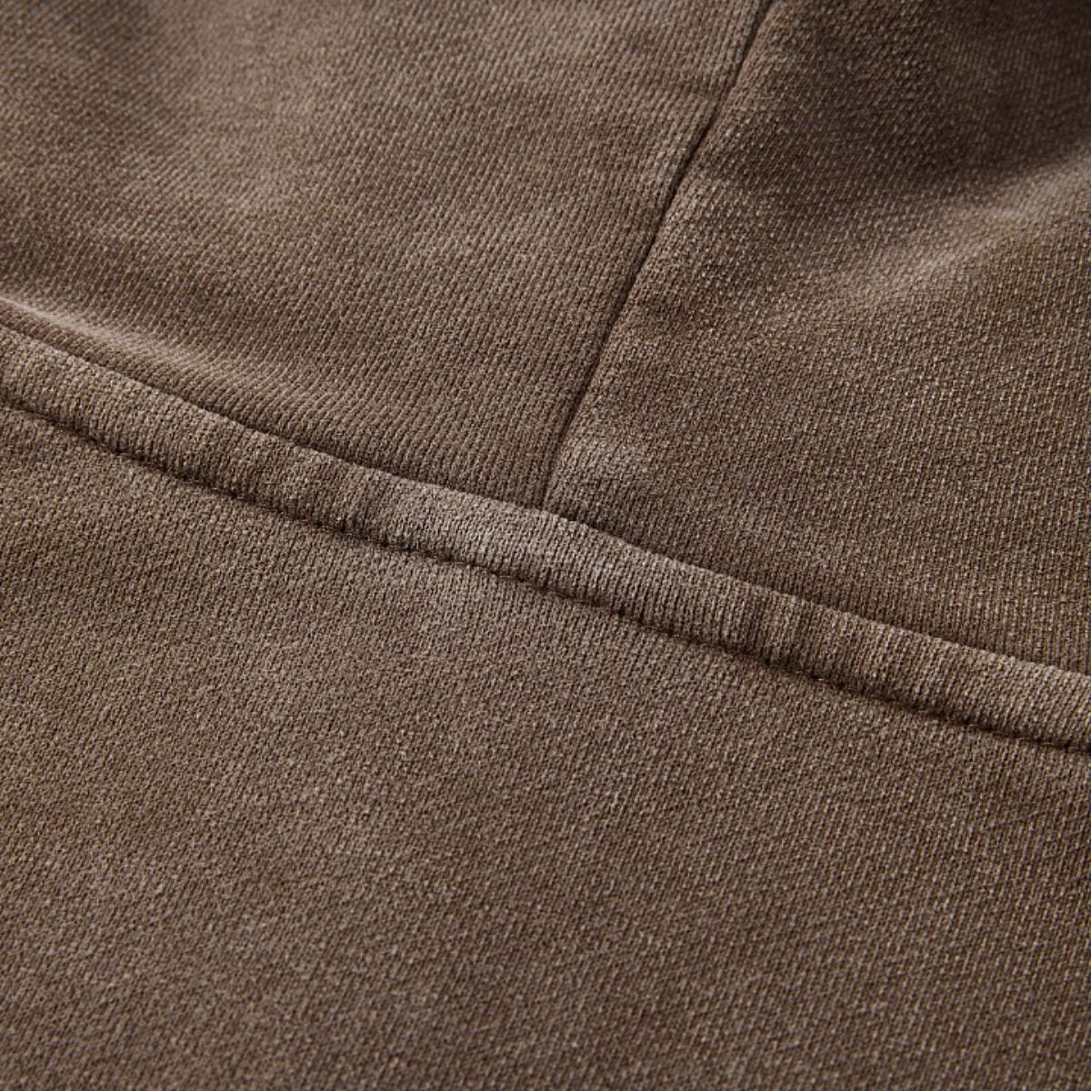 Vintage Relaxed Drop‑Shoulder Zip‑Up Hoodie