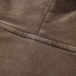 Vintage Relaxed Drop‑Shoulder Zip‑Up Hoodie