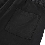 Bermudas con lavado vintage y salpicaduras de tinta