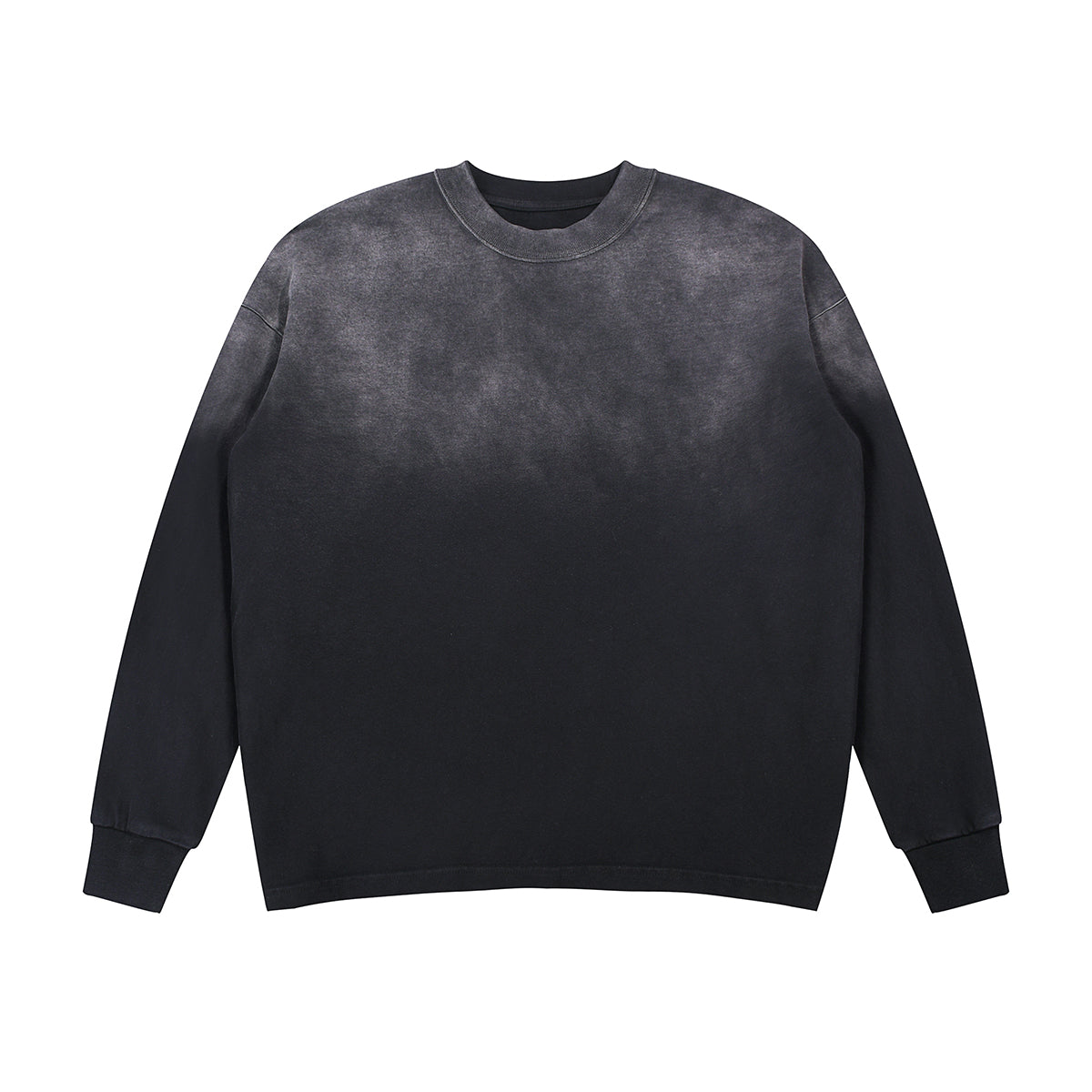 Sudadera holgada de algodón degradado de 10.8 oz