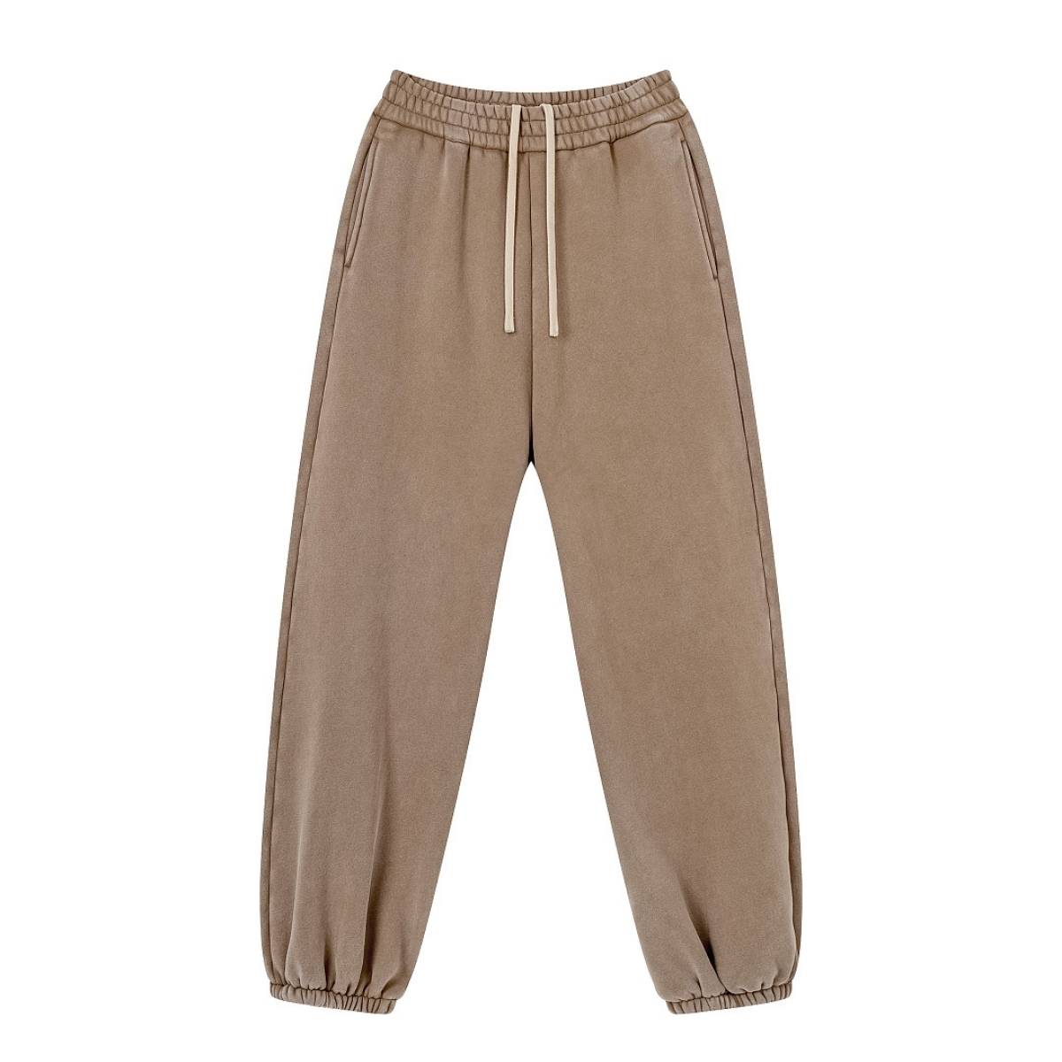 Jogger holgado descolorido y lavado
