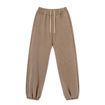 Jogger holgado descolorido y lavado
