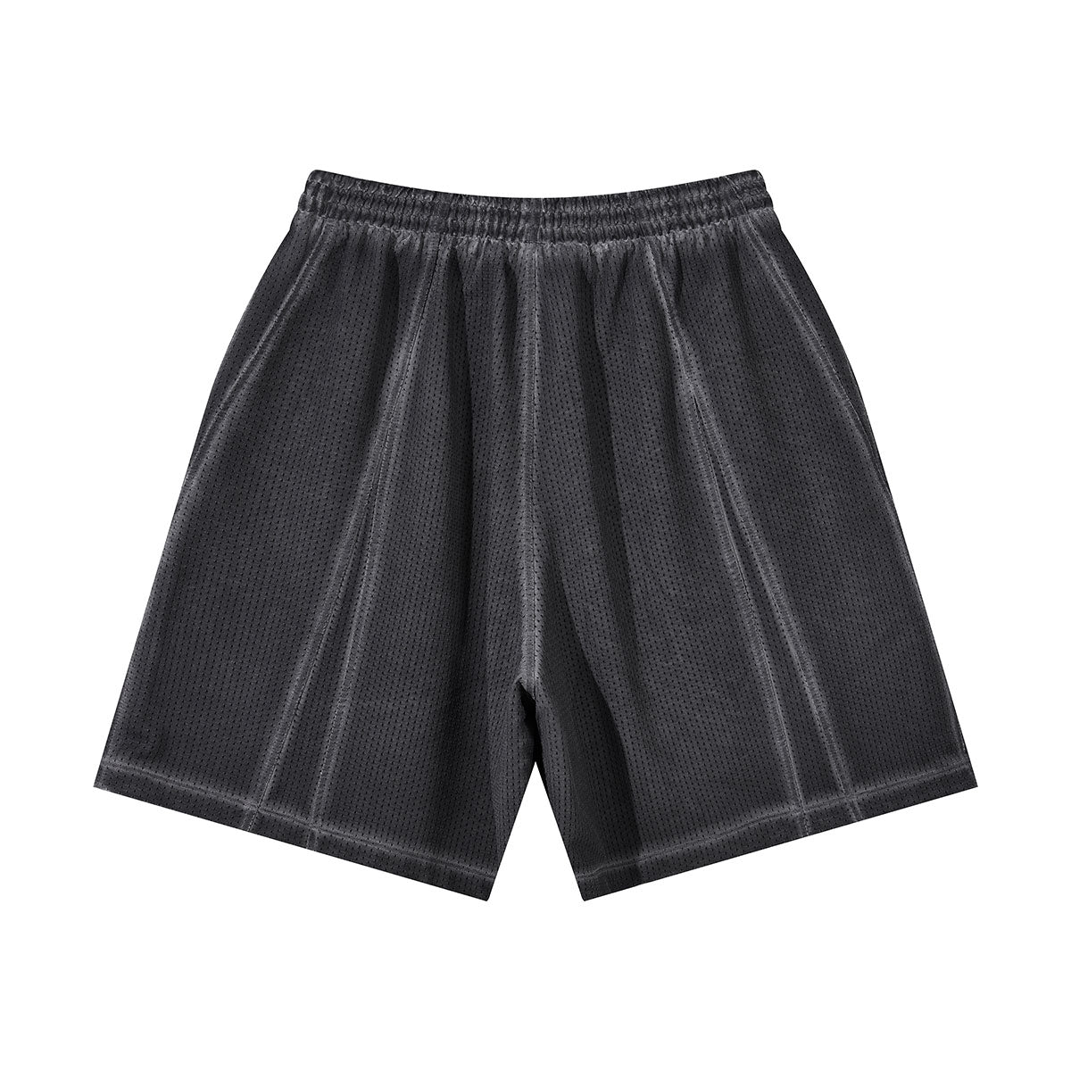 Breathable Mesh Athletic Elastic Waist Training Shorts