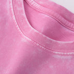 Camiseta holgada con lavado a la piedra para mujer de 7.5 oz