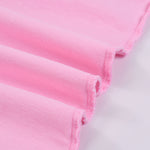 Camiseta rosa lavada a la piedra para mujer de 7.5 oz