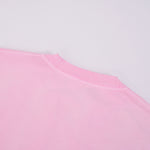 Camiseta rosa lavada a la piedra para mujer de 7.5 oz