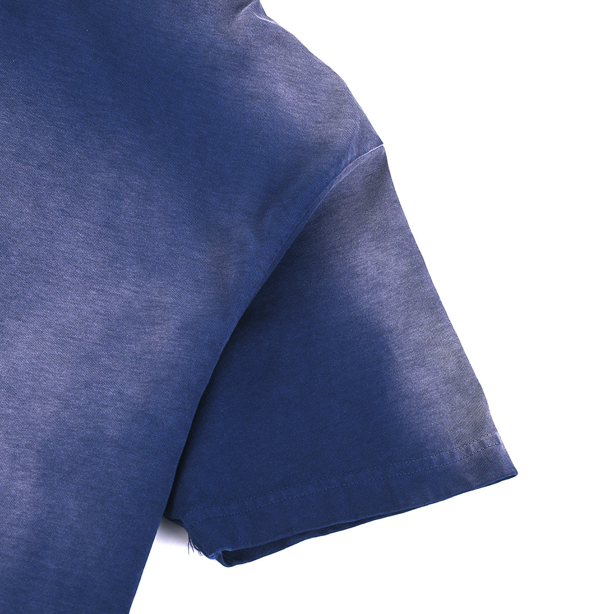 Dark Blue Loose Fit Faded Tee 7.5oz