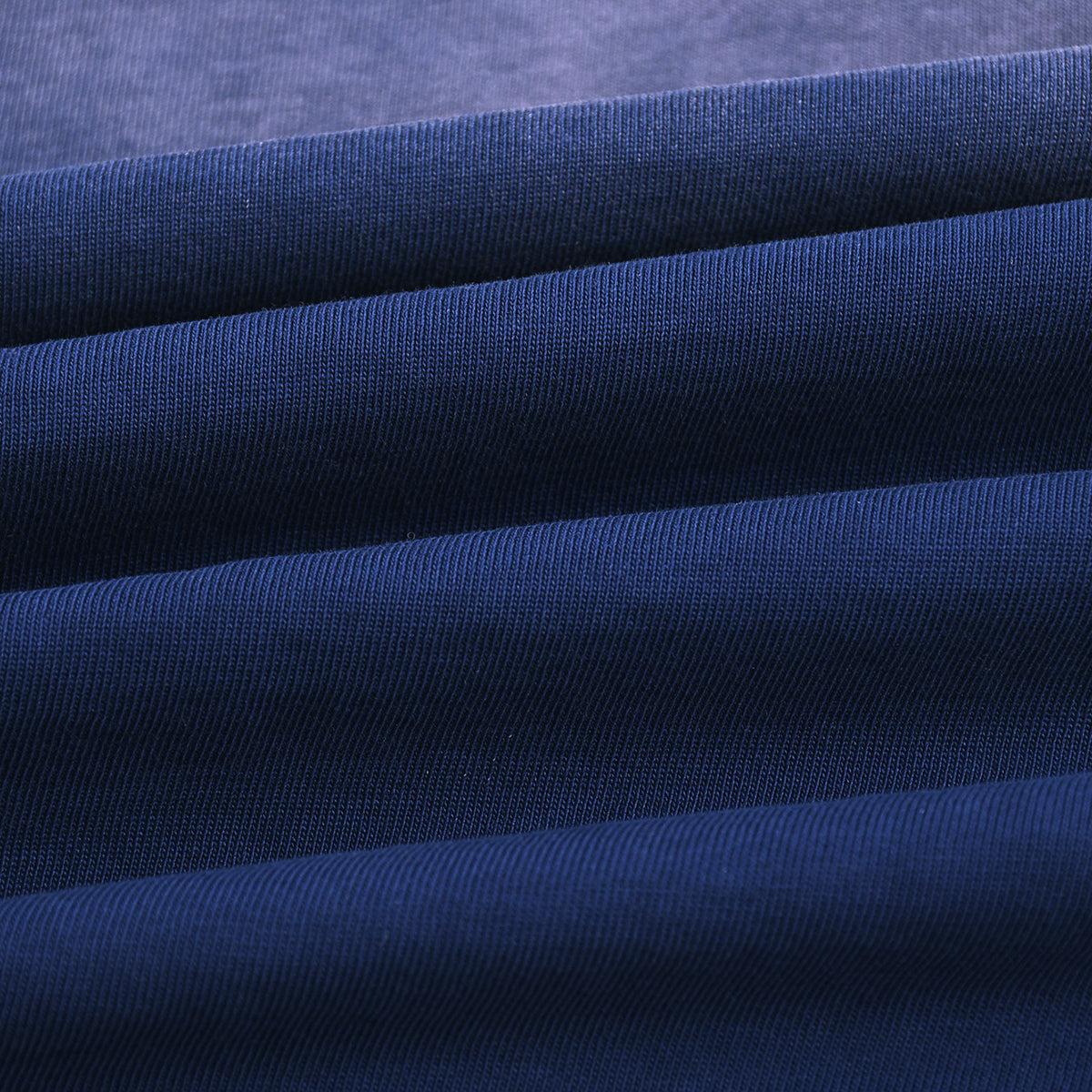 Dark Blue Loose Fit Faded Tee 7.5oz