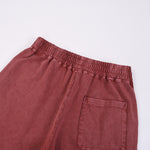 Pantalones cortos holgados con lavado vintage