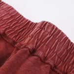 Pantalones cortos holgados con lavado vintage