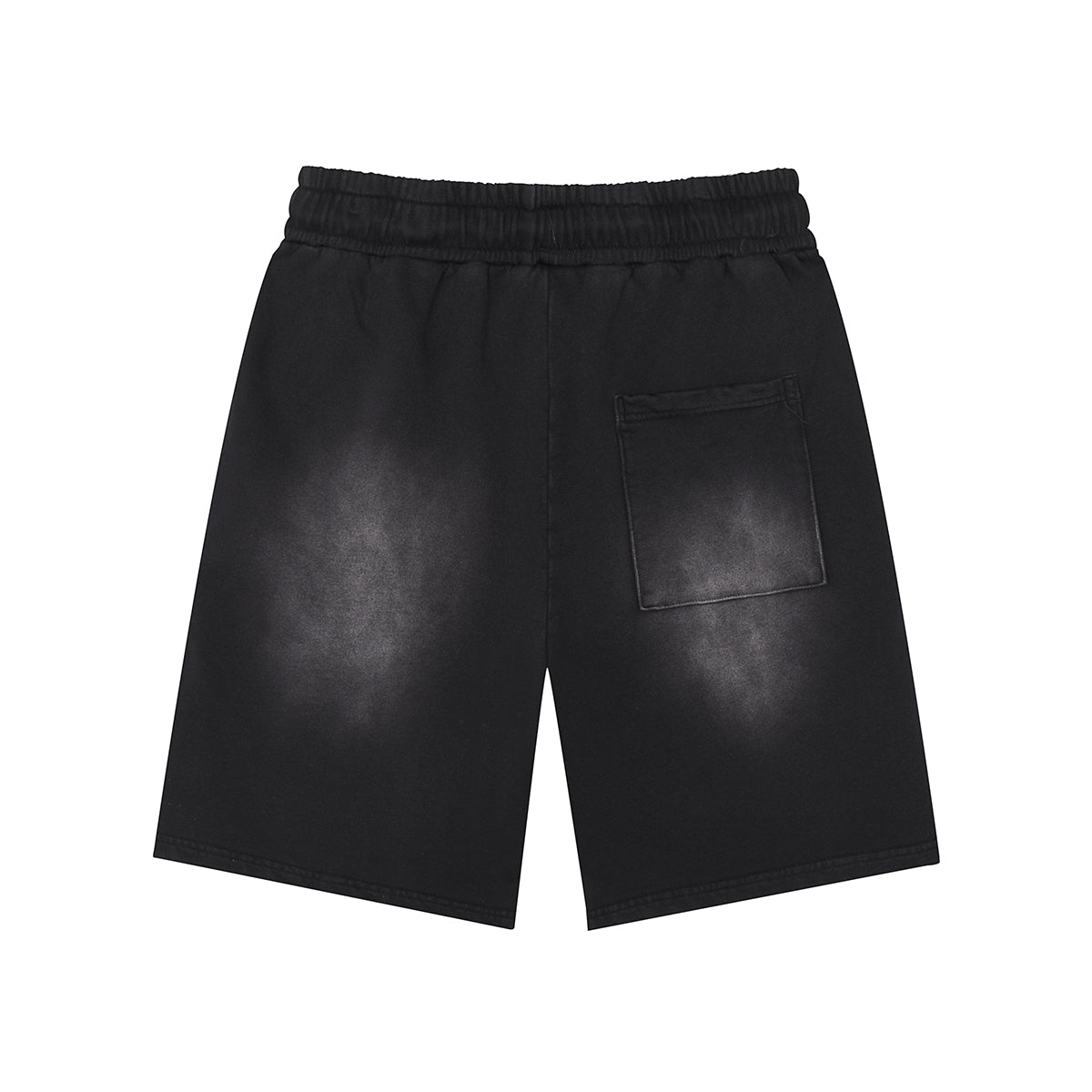 Pantalones cortos de corte relajado, lavados y descoloridos