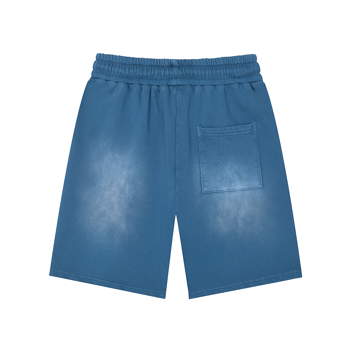 Pantalones cortos de corte relajado, lavados y descoloridos